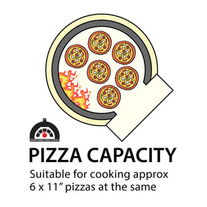 HVH Grande Tiled Preassembled Pizza Oven from HVH Pizza Ovens, featuring a mushroom design and durable tiled exterior.