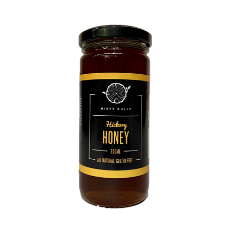 'Hickory Honey' Hickory Smoke Flavoured Honey - Salts, Rubs and Sauces - Misty Gully Rubs and Sauces - Hunter Valley Heating 