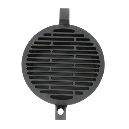 Morsø Grill ‘71 Table with sleek black metal frame and spacious cooking surface for outdoor grilling and entertaining.