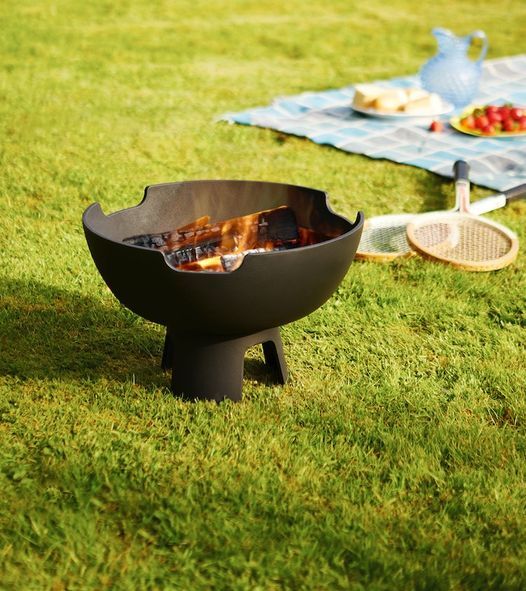 BEST FIREPLACES AUSTRALIA - Morsø Ignis Outdoor Fire Pit with Cooking Grate | Hunter Valley Heating