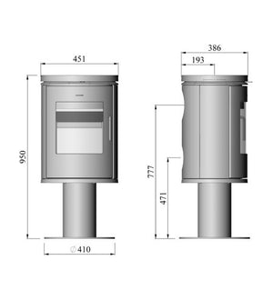 Morsø 6148 Freestanding Fireplace - Hunter Valley Heating