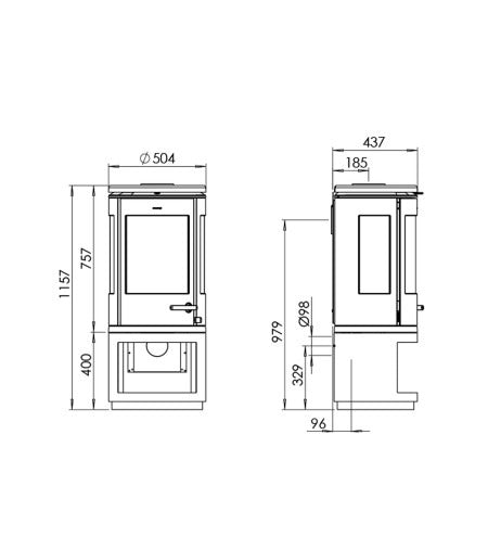 Morsø 7943 Freestanding Fireplace - Hunter Valley Heating