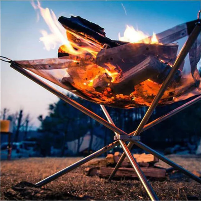 Folding Firepit - Outdoor Fireplaces - Outdoor Magic - Hunter Valley Heating 