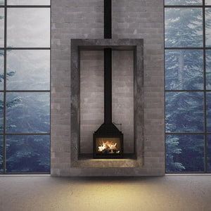 BEST FIREPLACES AUSTRALIA - Siena 750 Glass Fronted Freestanding Fireplace | Hunter Valley Heating