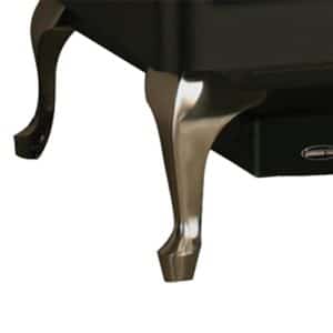 Black add-on legs for Quadra-Fire 5700 Step Top Fireplace, designed to enhance unit stability and style.