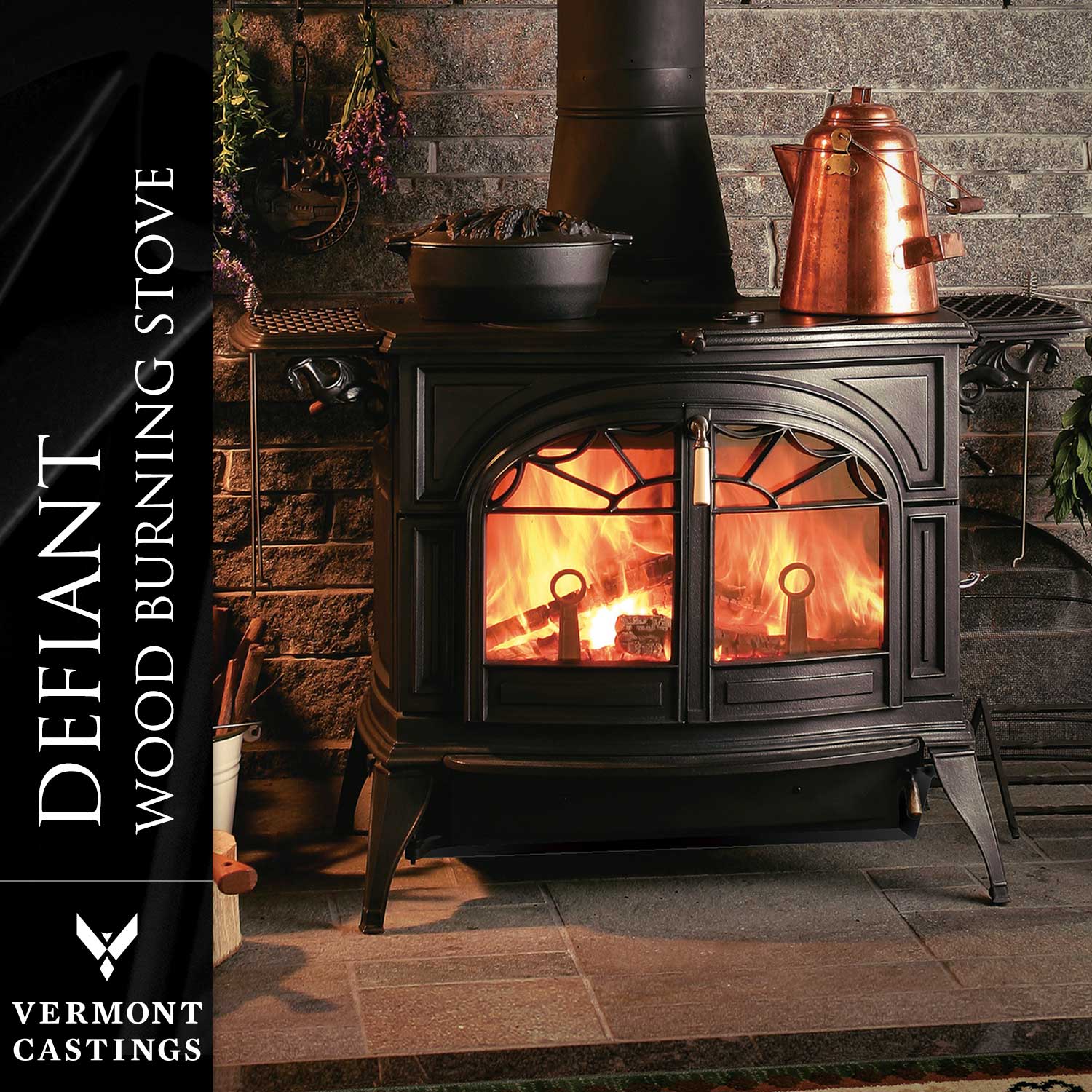 Vermont Castings Defiant Freestanding Fireplace - Hunter Valley Heating