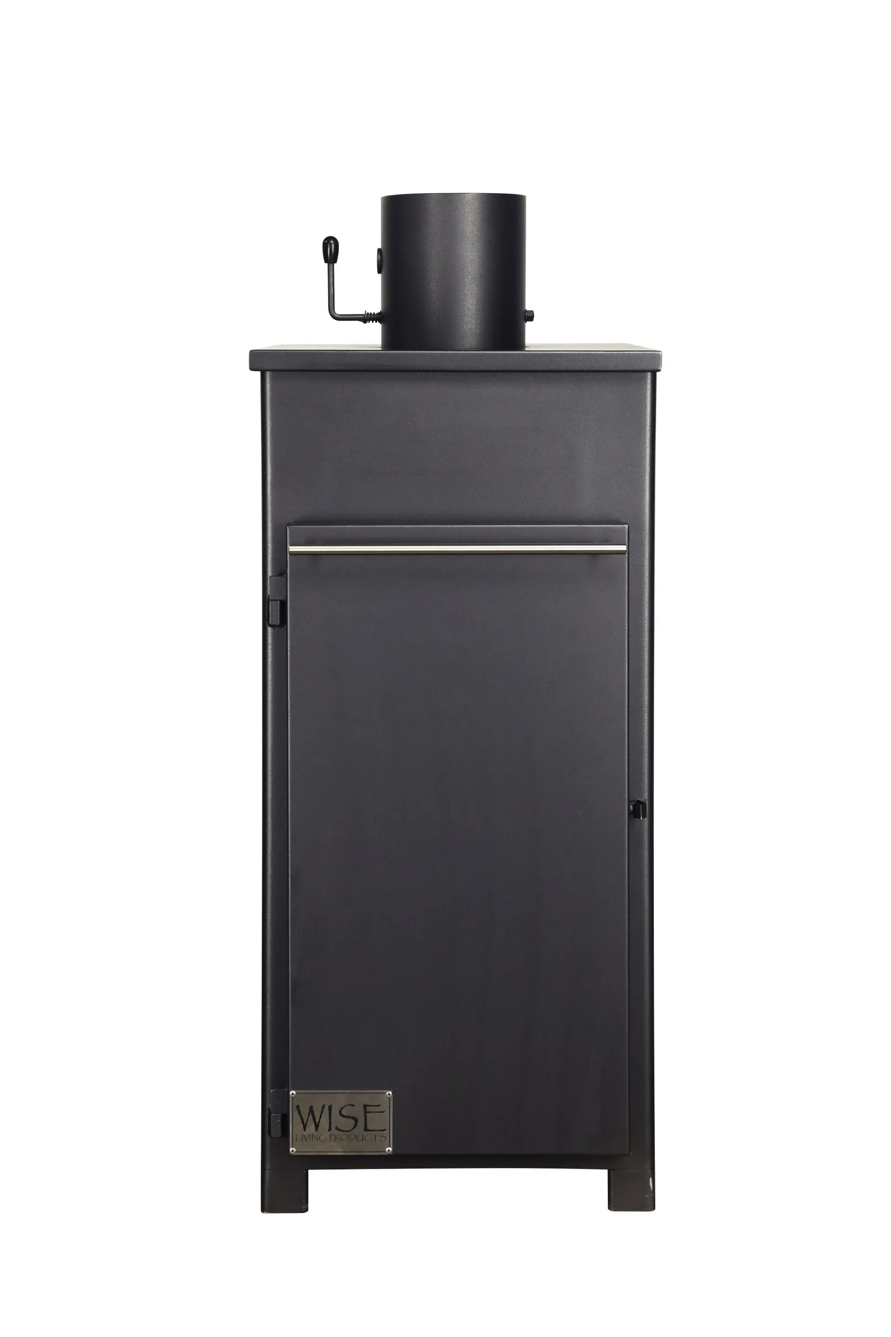 WISELIVING Dynamic 2500 Hydronic Boiler unit, 25kW stove and cooktop with durable metal construction and control panel.