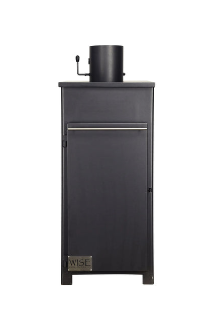WISELIVING Dynamic 2500 Hydronic Boiler unit, 25kW stove and cooktop with durable metal construction and control panel.