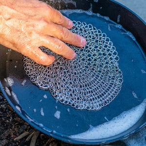 Wooshka Chain Mail Pot Scrubber - Stoves & Cooktops - Wooshka - Hunter Valley Heating 