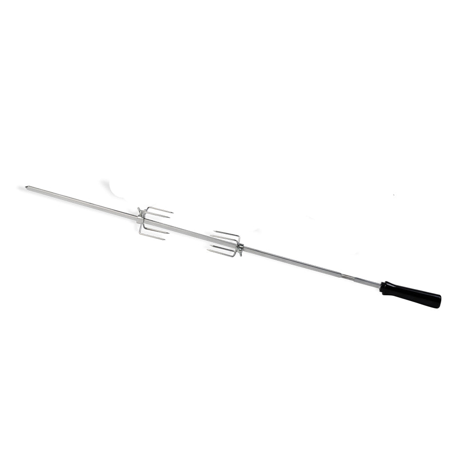 BEST FIREPLACES AUSTRALIA - Wooshka Chrome Rotisserie Skewer | Hunter Valley Heating