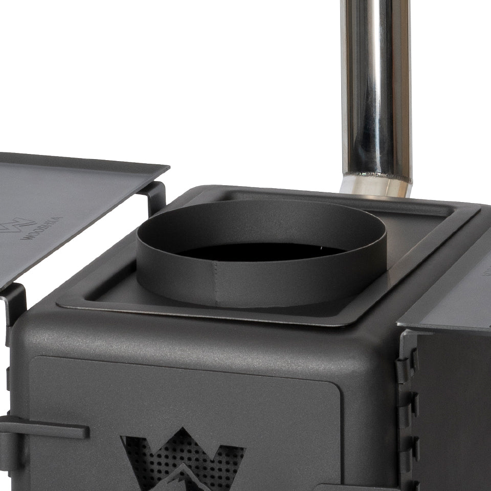 Wooshka Wok/Camp Oven Adaptor - Stoves & Cooktops - Wooshka - Hunter Valley Heating 
